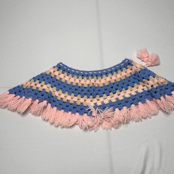 Other Dresses & Skirts - Handmade Knitted -Crotchet  Mini Cotton Candy Size Small Skirt